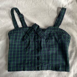 Plaid Crop Top